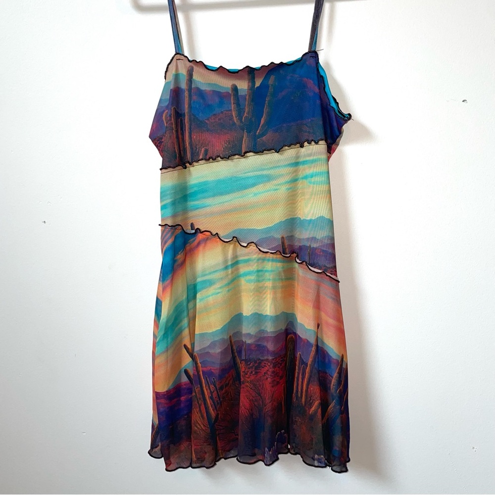 CIDER desert sunset dress